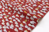 Japanese Fabric Monkey Magic Cats - B red - 50cm